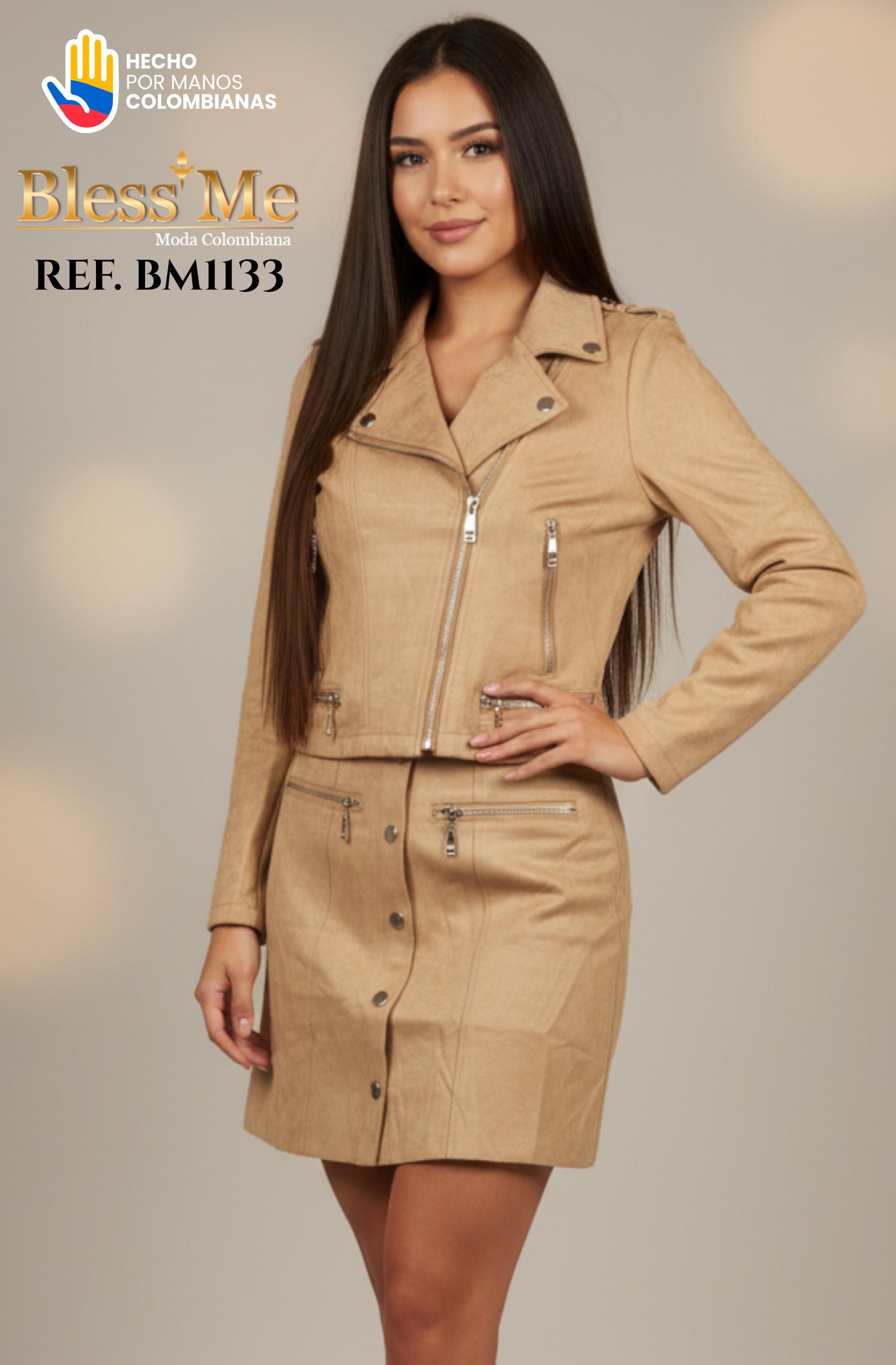 Ref. 085 -BM1133 Conjunto Minifalda - Ropa Colombiana