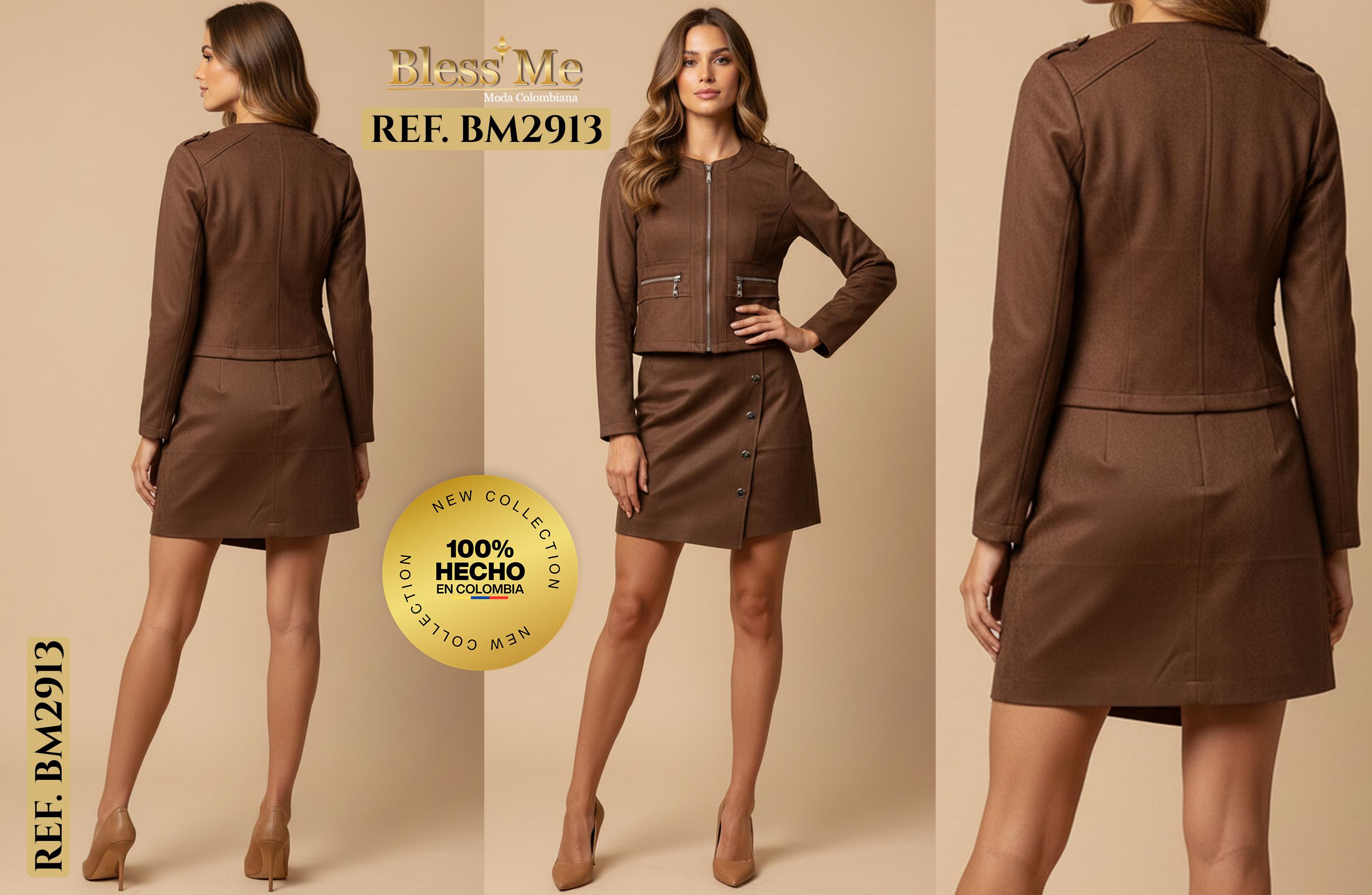 Ref. 085 -BM2913 Conjunto Minifalda - Ropa Colombiana