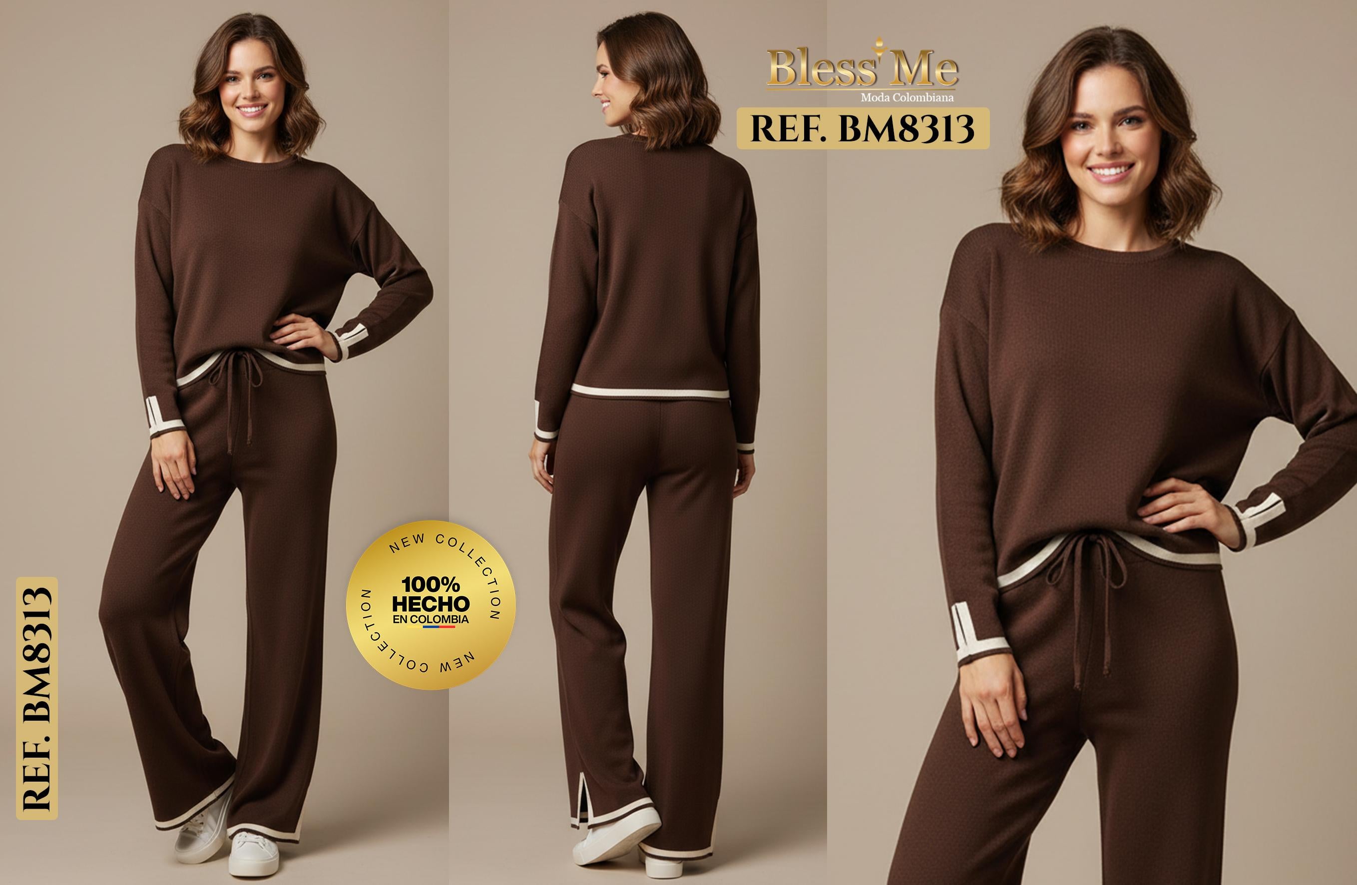 Ref. 085 -BM8313 Conjunto Largo - Ropa Colombiana