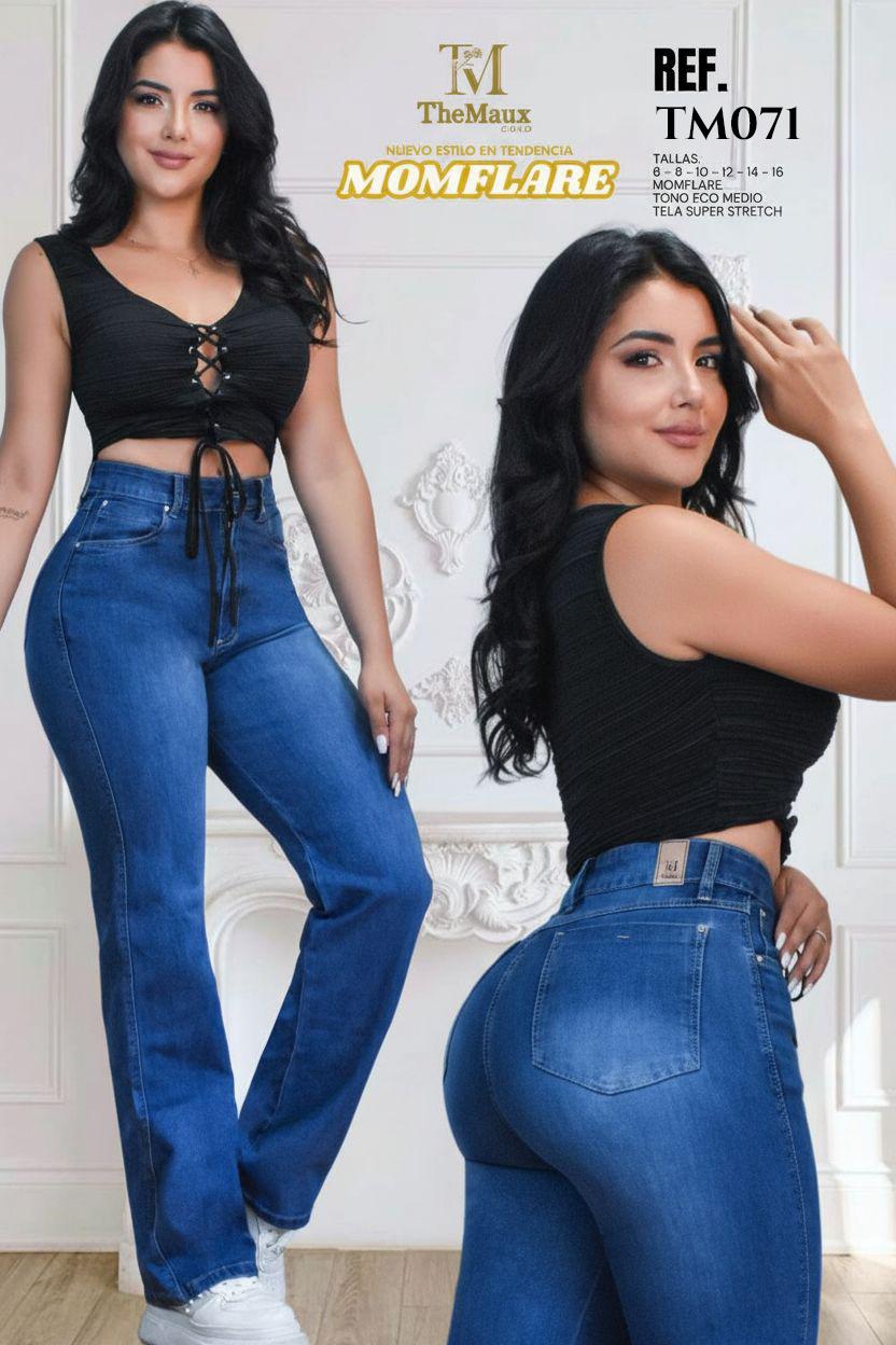 Ref. 066 -TM071 Jeans Push Up Colombianos - Ropa Colombiana