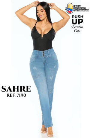 Ref. 006 -SH7190 Jeans Colombianos Push Up - Ropa Colombiana