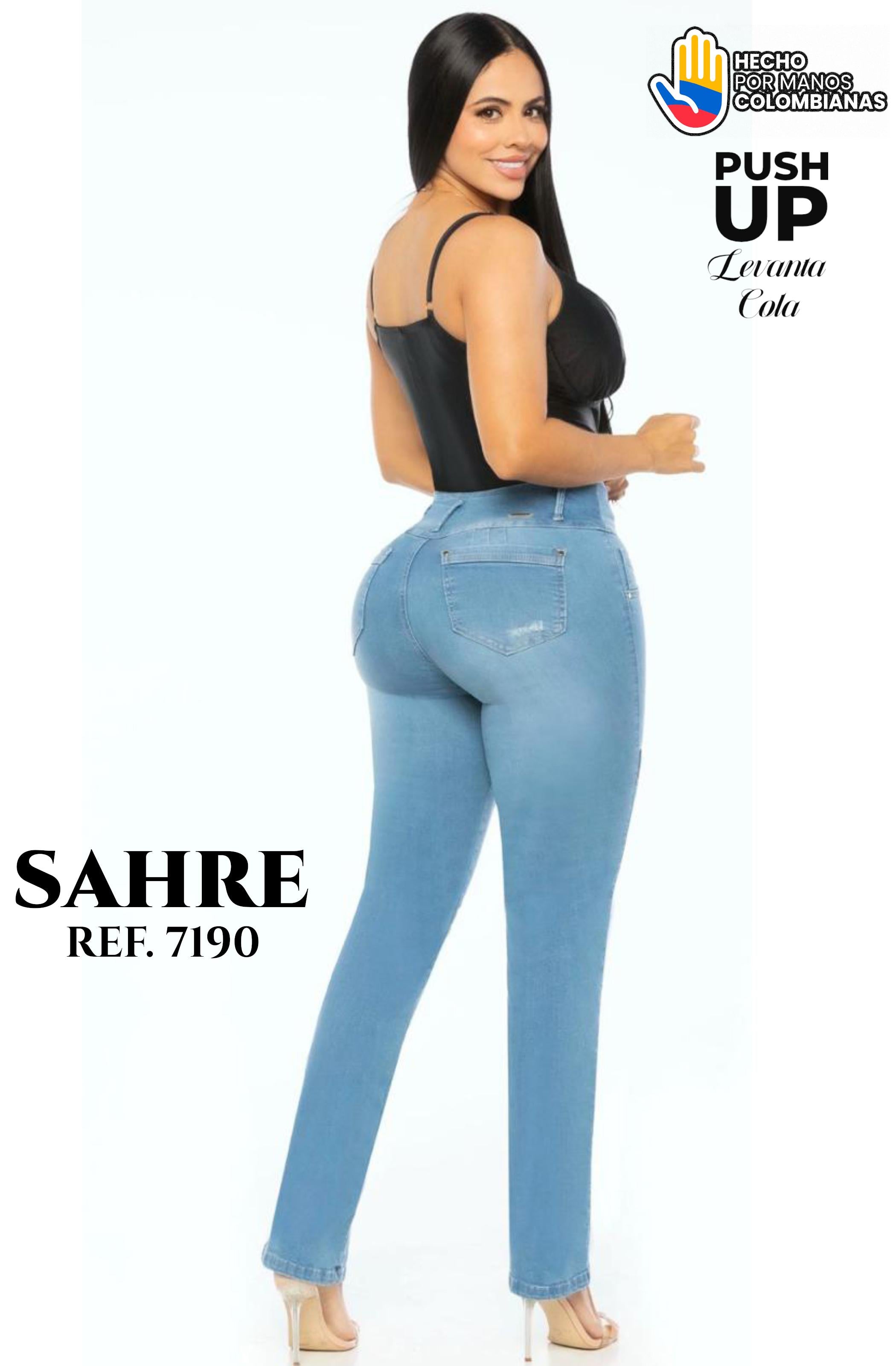 Ref. 006 -SH7190 Jeans Colombianos Push Up - Ropa Colombiana