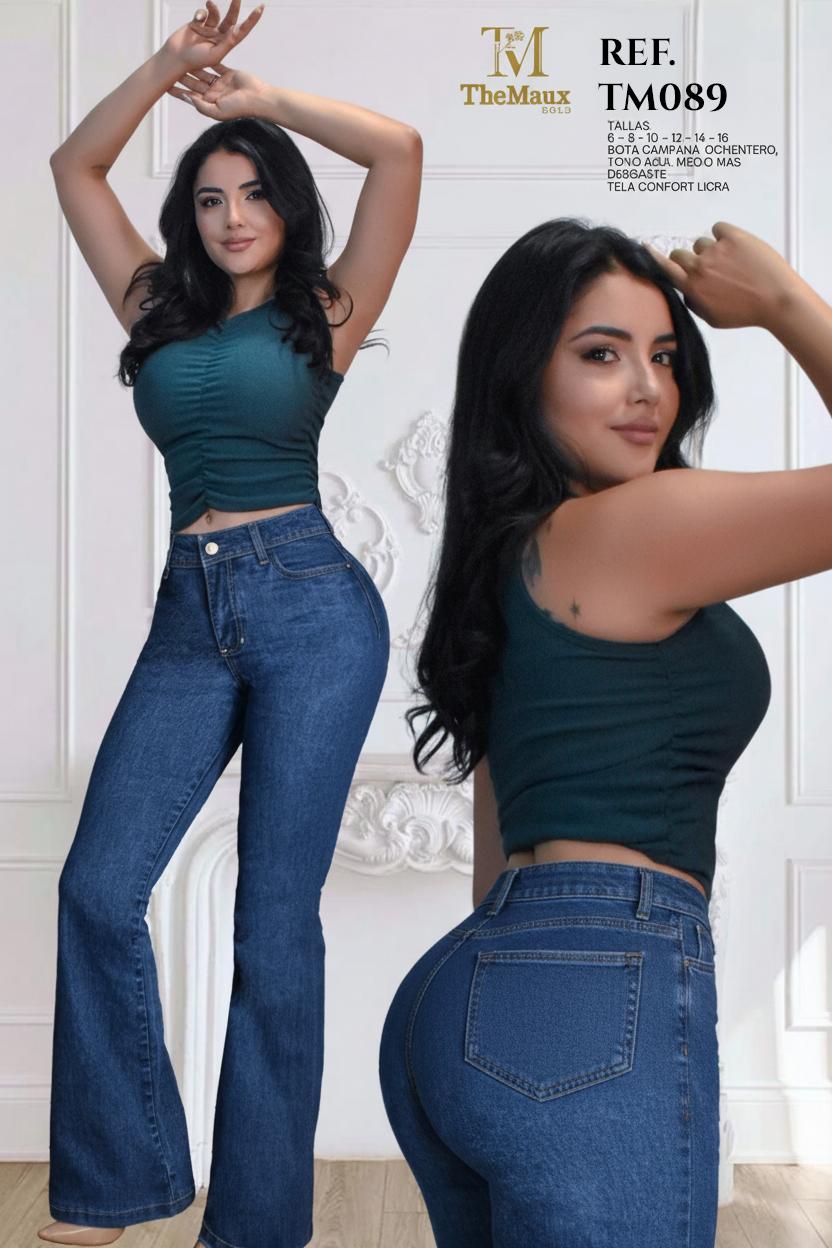 Ref. 066 -TM089 Jeans Colombianos Push Up - Ropa Colombiana
