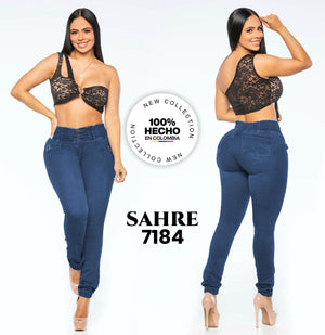 Ref. 006 -SH7184 Jeans Colombianos Push Up - Ropa Colombiana