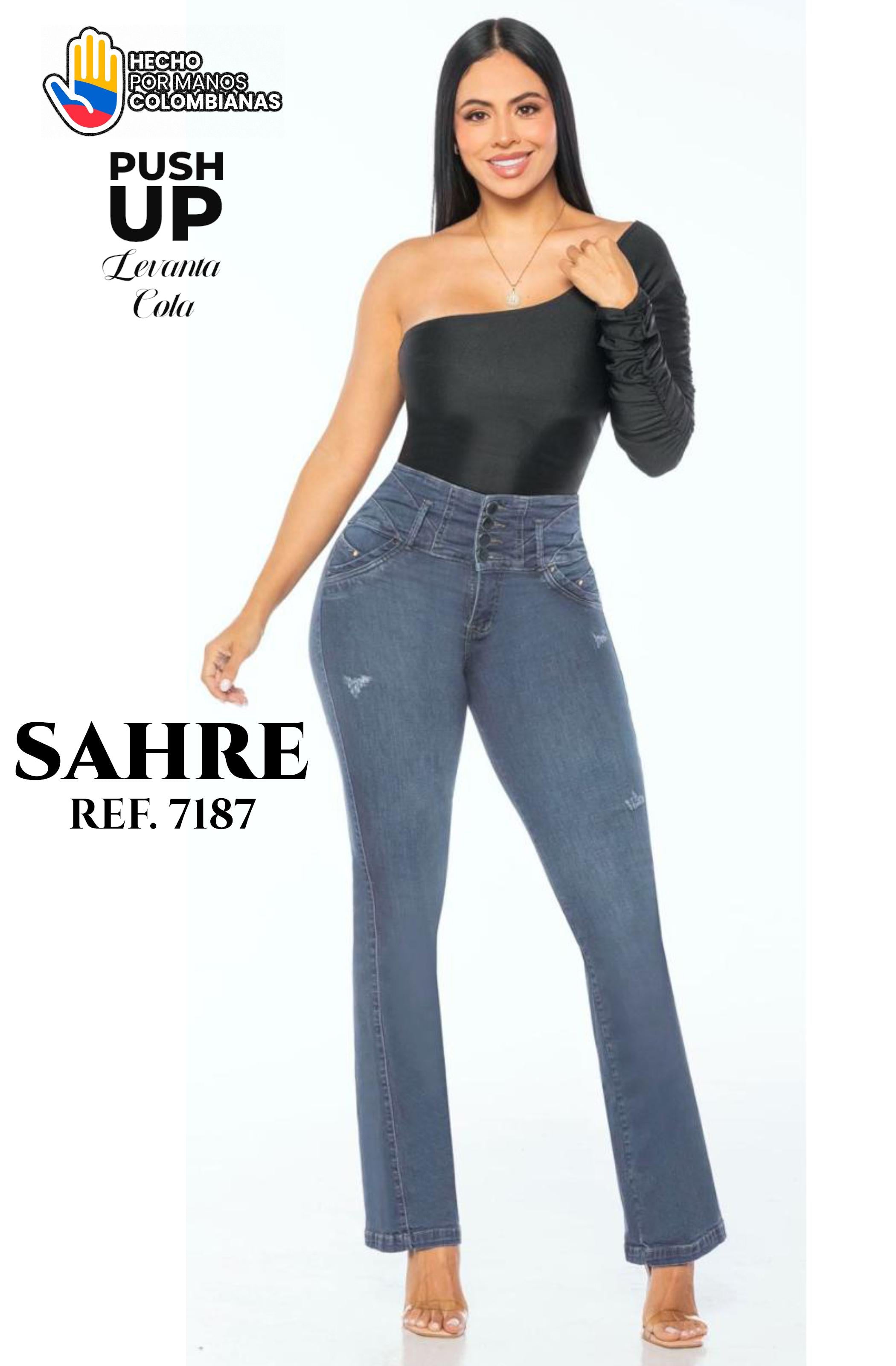 Ref. 006 -SH7187 Jeans Colombianos Push Up - Ropa Colombiana