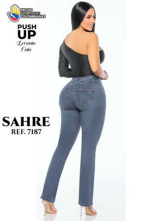 Ref. 006 -SH7187 Jeans Colombianos Push Up - Ropa Colombiana
