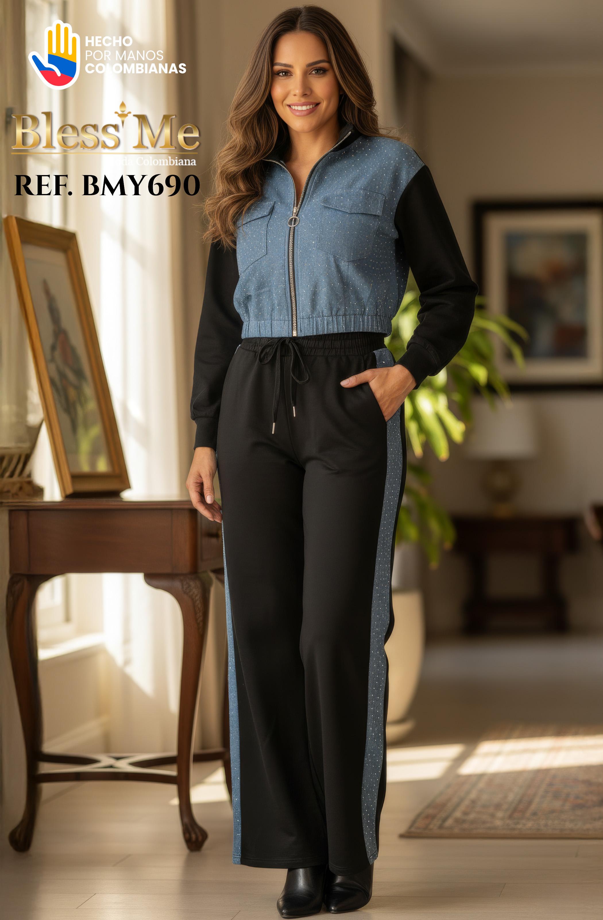 Ref. 085 -BMY690 Conjunto Largo - Ropa Colombiana