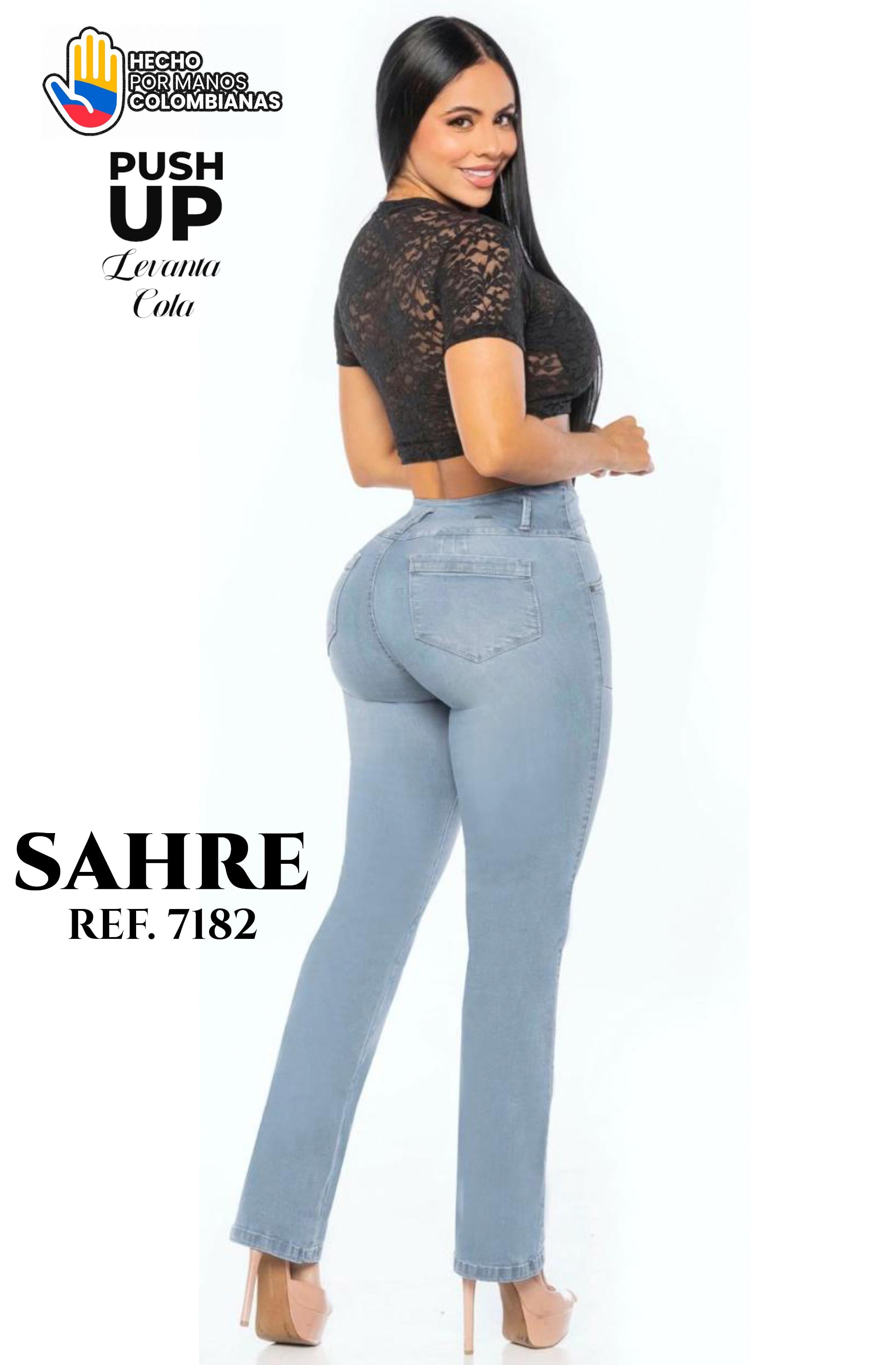 Ref. 006 -SH7182 Jeans Colombianos Push Up - Ropa Colombiana