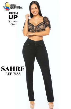 Ref. 006 -SH7188 Jeans Colombianos Push Up - Ropa Colombiana