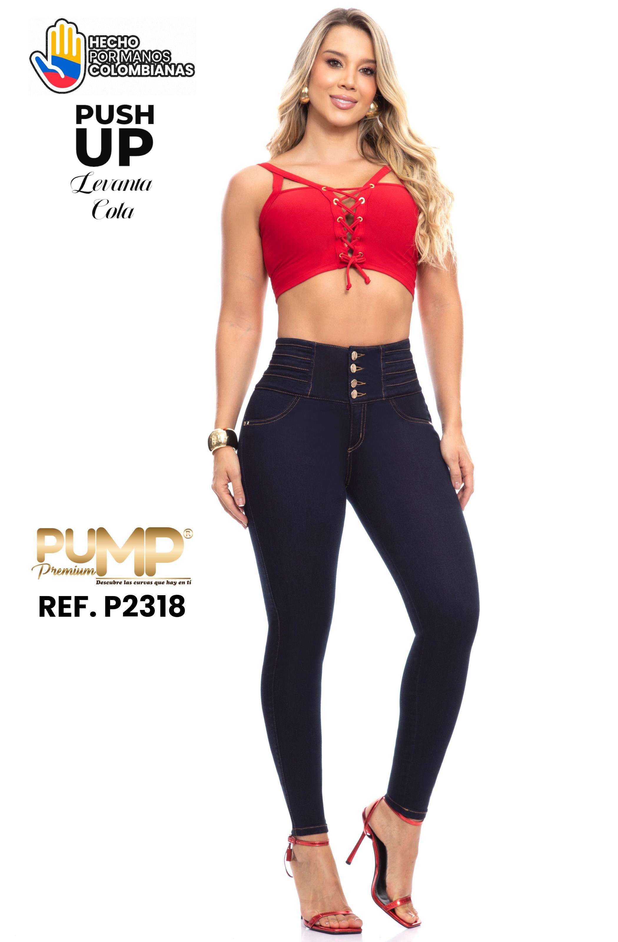 Ref. 063 -P2318 Jean Push Up Colombiano - Ropa Colombiana
