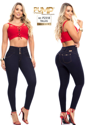 Ref. 063 -P2318 Jean Push Up Colombiano - Ropa Colombiana