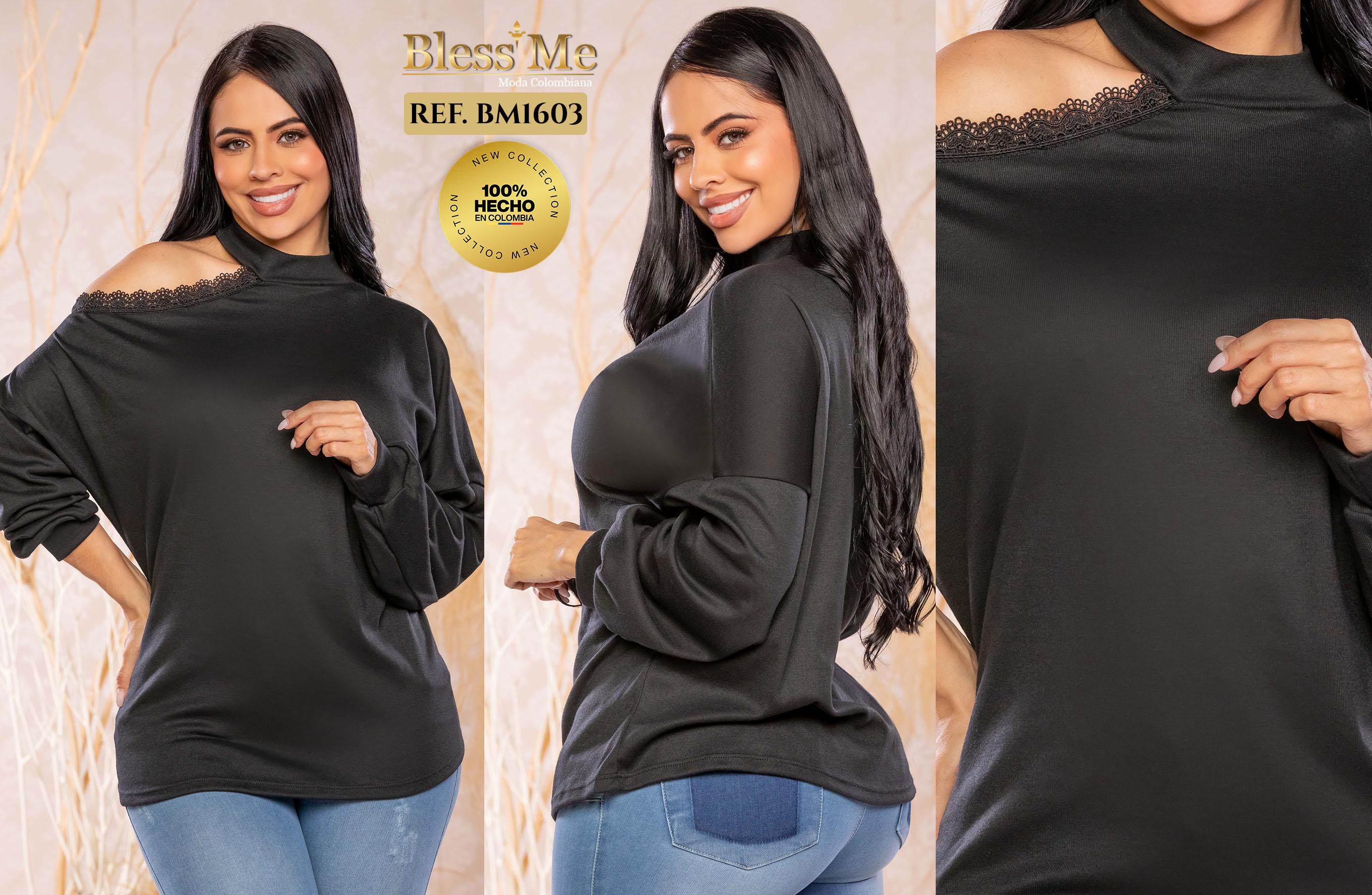 Ref. 058 -BM1603 Blusa colombiana - Ropa Colombiana