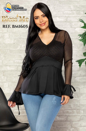 Ref. 058 -BM1605 Blusa colombiana - Ropa Colombiana