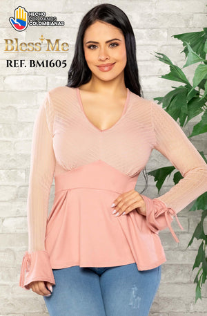 Ref. 058 -BM1605 Blusa colombiana - Ropa Colombiana