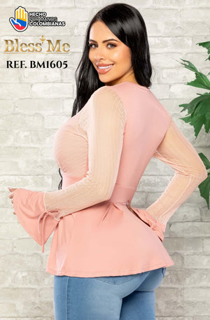Ref. 058 -BM1605 Blusa colombiana - Ropa Colombiana