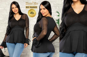 Ref. 058 -BM1605 Blusa colombiana - Ropa Colombiana