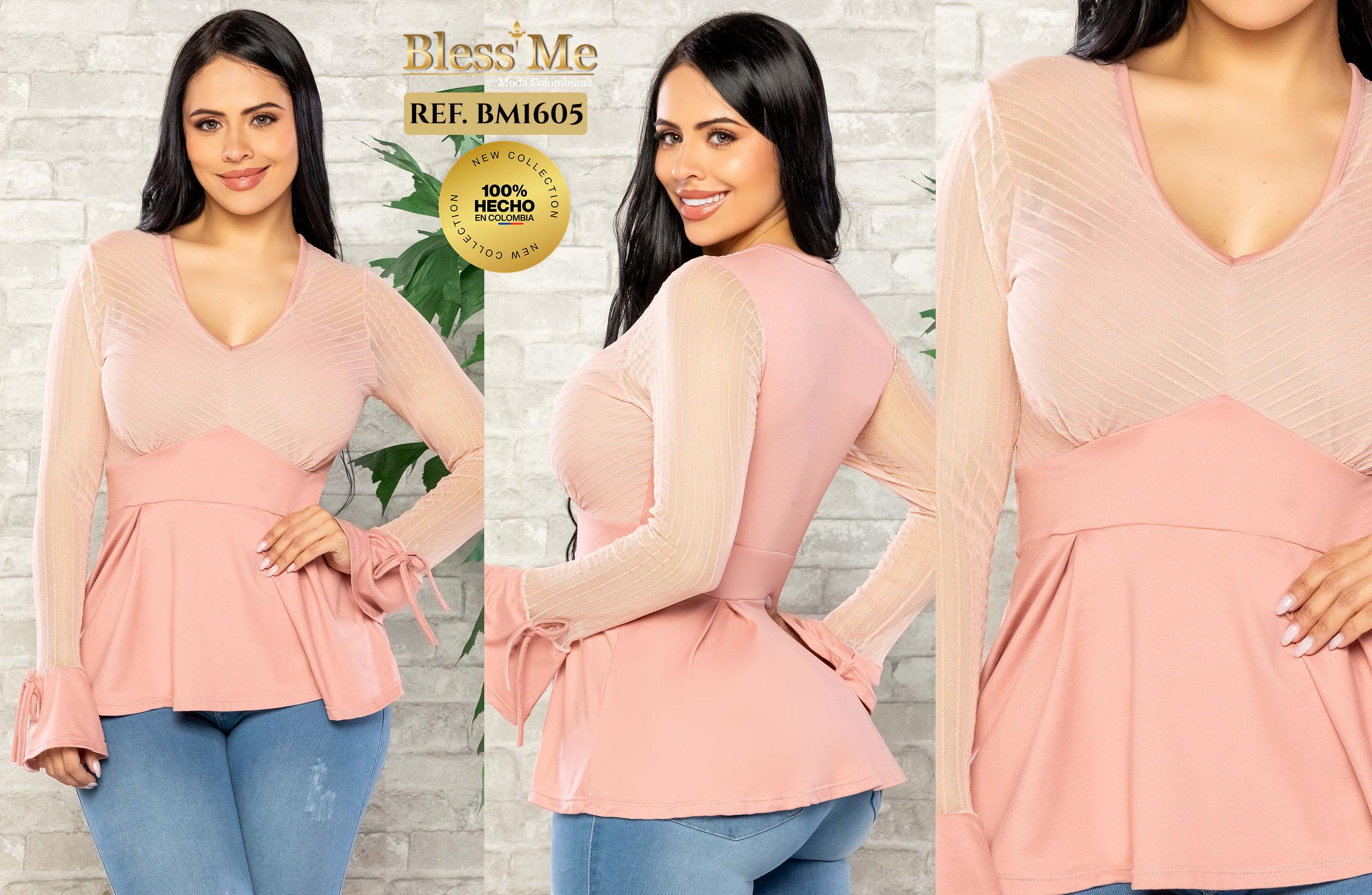 Ref. 058 -BM1605 Blusa colombiana - Ropa Colombiana