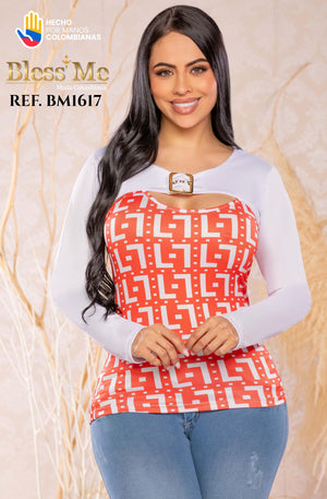 Ref. 058 -BM1617 Blusa colombiana - Ropa Colombiana