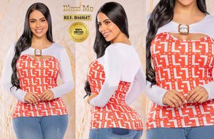 Ref. 058 -BM1617 Blusa colombiana - Ropa Colombiana