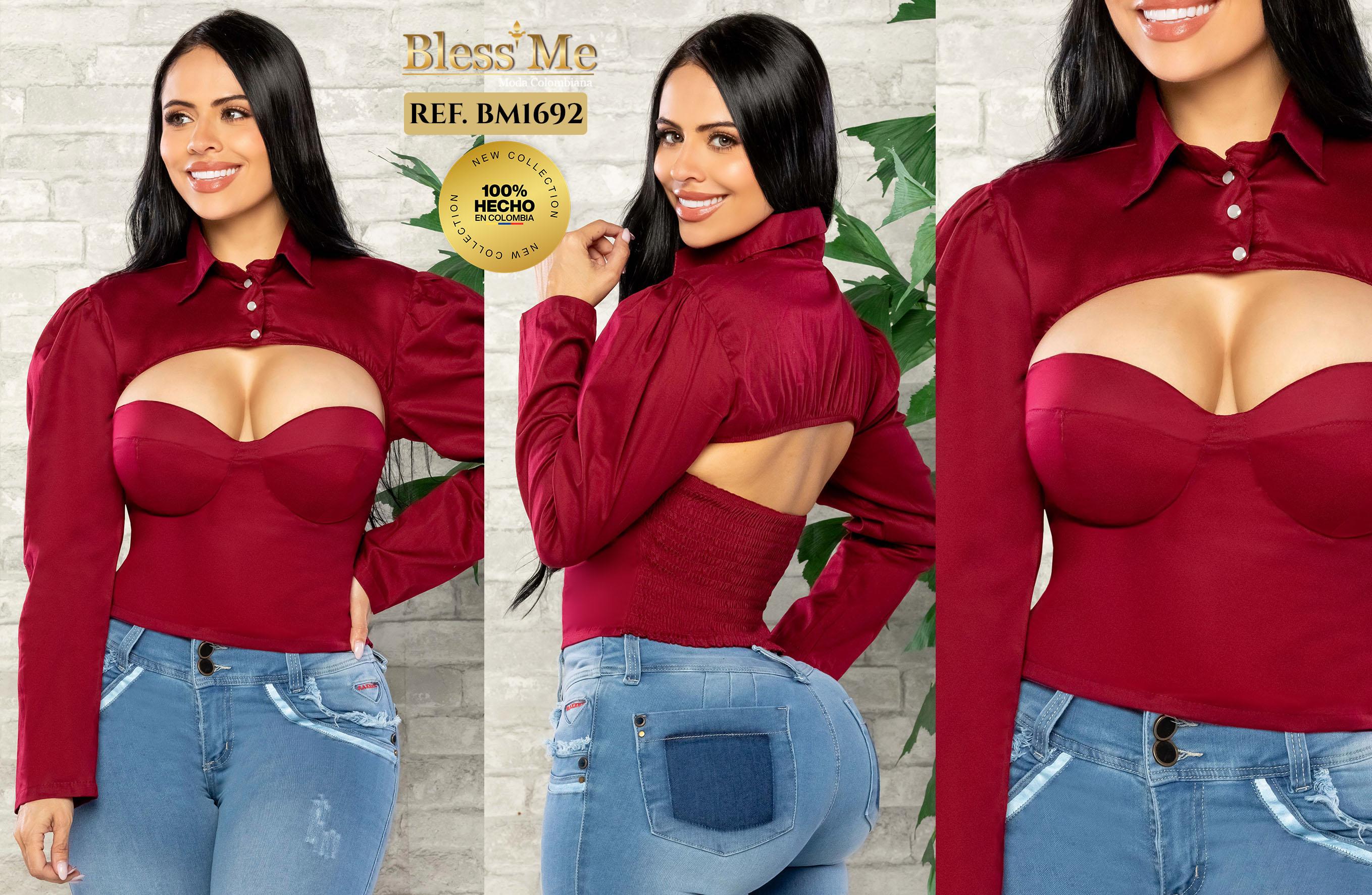 Ref. 058 -BM1692 Blusa colombiana - Ropa Colombiana