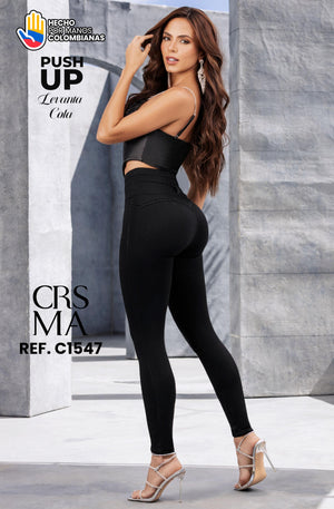 Ref. 070 -C1547 Jeans Push Up Colombianos sin Bolsillos - Ropa Colombiana