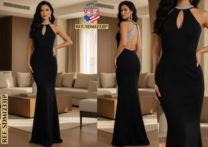 Ref. 003 -SDM1233JP Vestido de Fiesta Largo - Ropa Colombiana