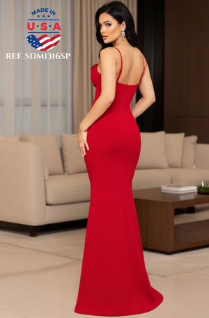 Ref. 003 -SDM1316SP Vestido de Fiesta Largo - Ropa Colombiana