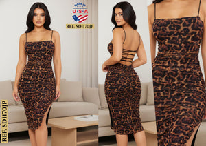 Ref. 003 -SD1170JP Vestido de Fiesta Corto - Ropa Colombiana