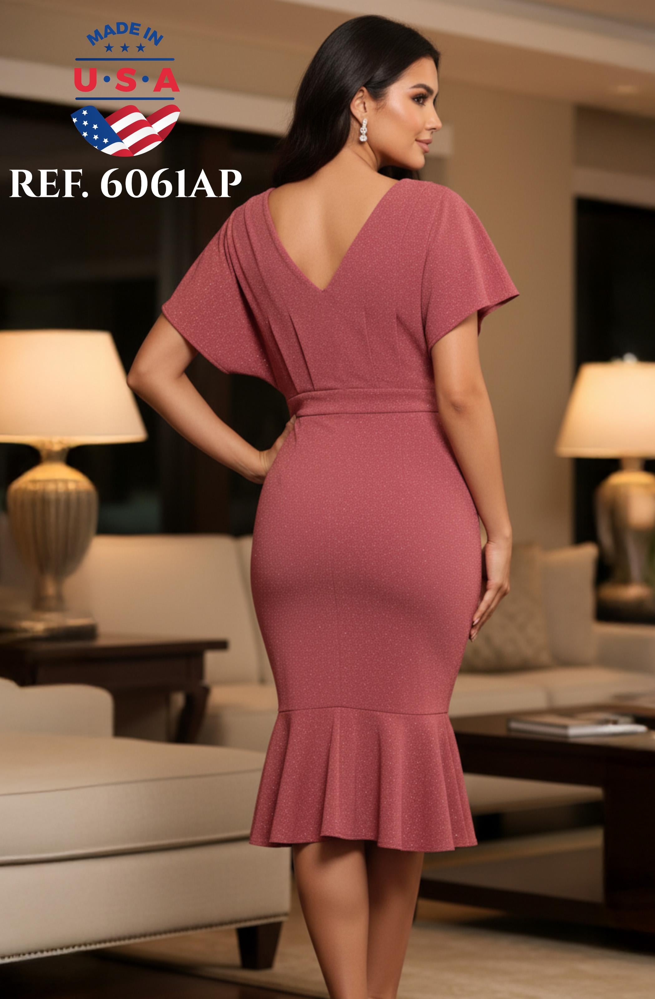 Ref. 003 -6061AP Vestido de fiesta - Ropa Colombiana