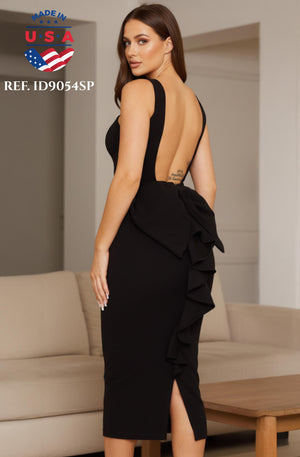 Ref. 003 -ID9054SP Vestido de Fiesta Corto Americano - Ropa Colombiana
