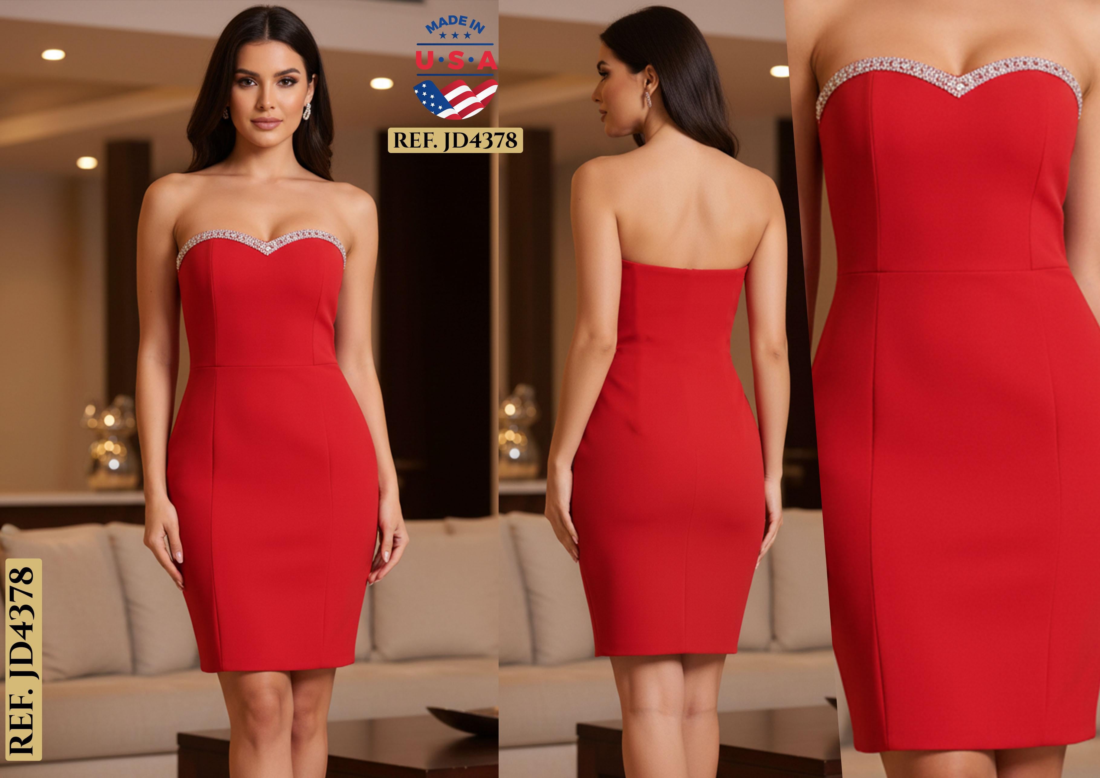 Ref. 003 -JD4378 Vestido sexy - Ropa Colombiana