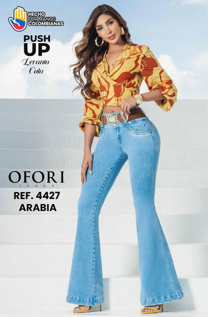 Ref. 8521447 -4427 ARABIA Jean Colombiano sin Bolsillos Push Up - Ropa Colombiana