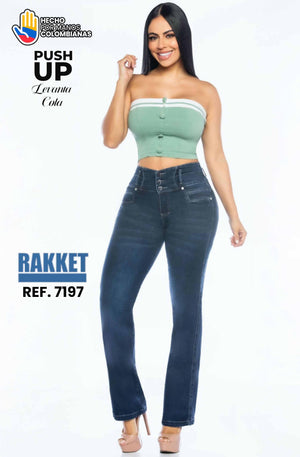 Ref. 006 -7197 Jean sin Bolsillos Colombiano Push Up - Ropa Colombiana