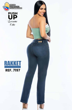 Ref. 006 -7197 Jean sin Bolsillos Colombiano Push Up - Ropa Colombiana