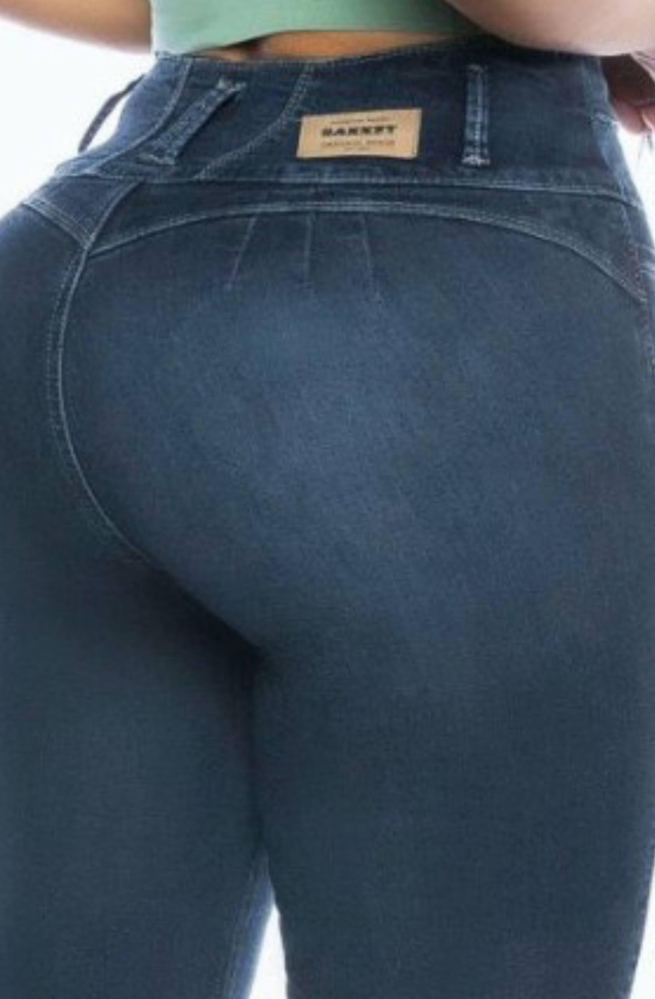 Ref. 006 -7197 Jean sin Bolsillos Colombiano Push Up - Ropa Colombiana