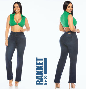 Ref. 006 -7200 Jean con Bolsillos Colombiano Push Up - Ropa Colombiana