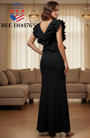 Ref. 003 -D14576 Vestido Americano de Moda - Ropa Colombiana
