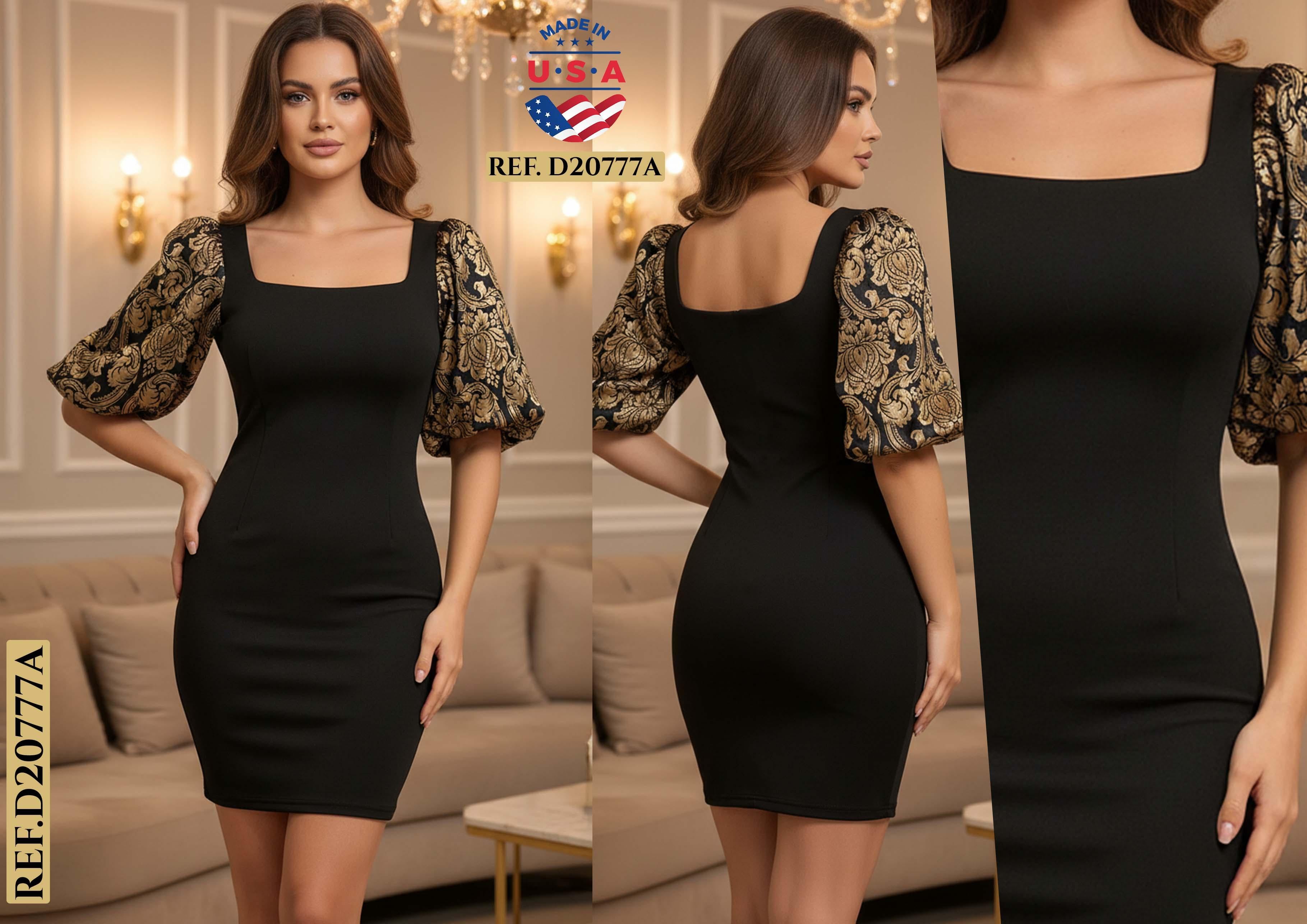 Ref. 003 -D20777A VESTIDO DAMA FIESTA - Ropa Colombiana