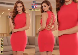 Ref. 003 -D21001A VESTIDO - Ropa Colombiana
