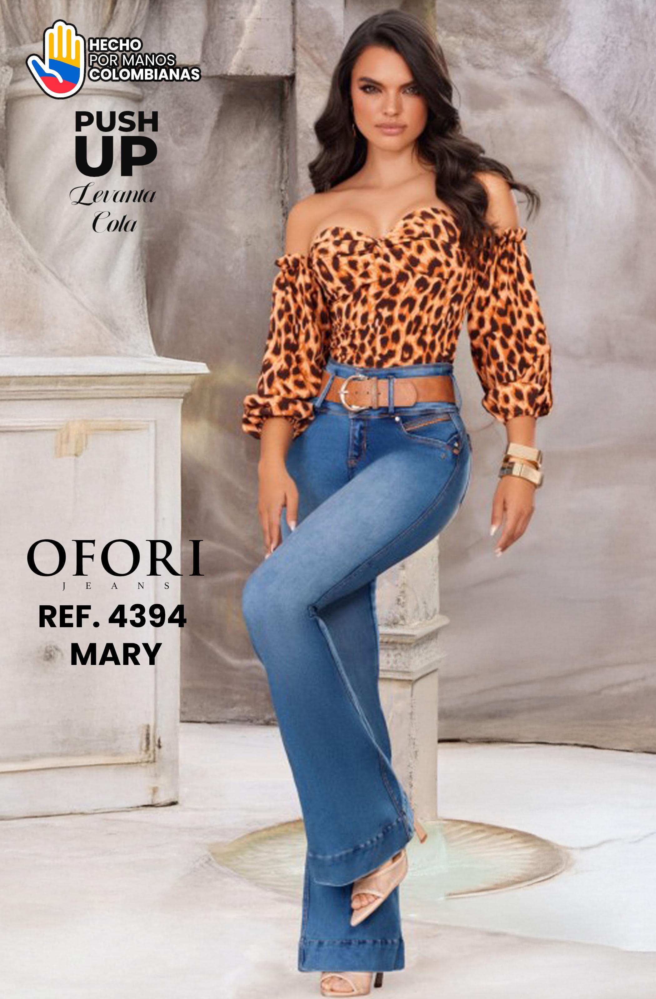 Ref. 8521447 -4394 MARY Jean Colombiano con Bolsillos Push Up - Ropa Colombiana