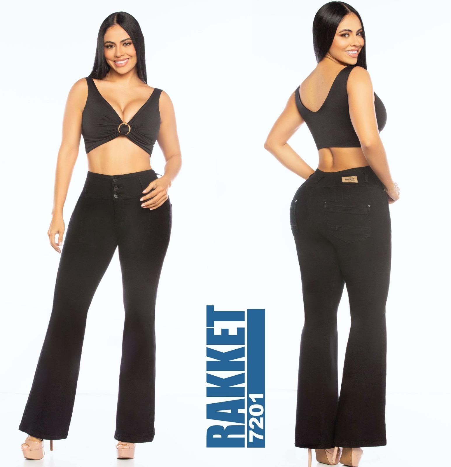 Ref. 006 -7201 Jean con Bolsillos Colombiano Push Up - Ropa Colombiana