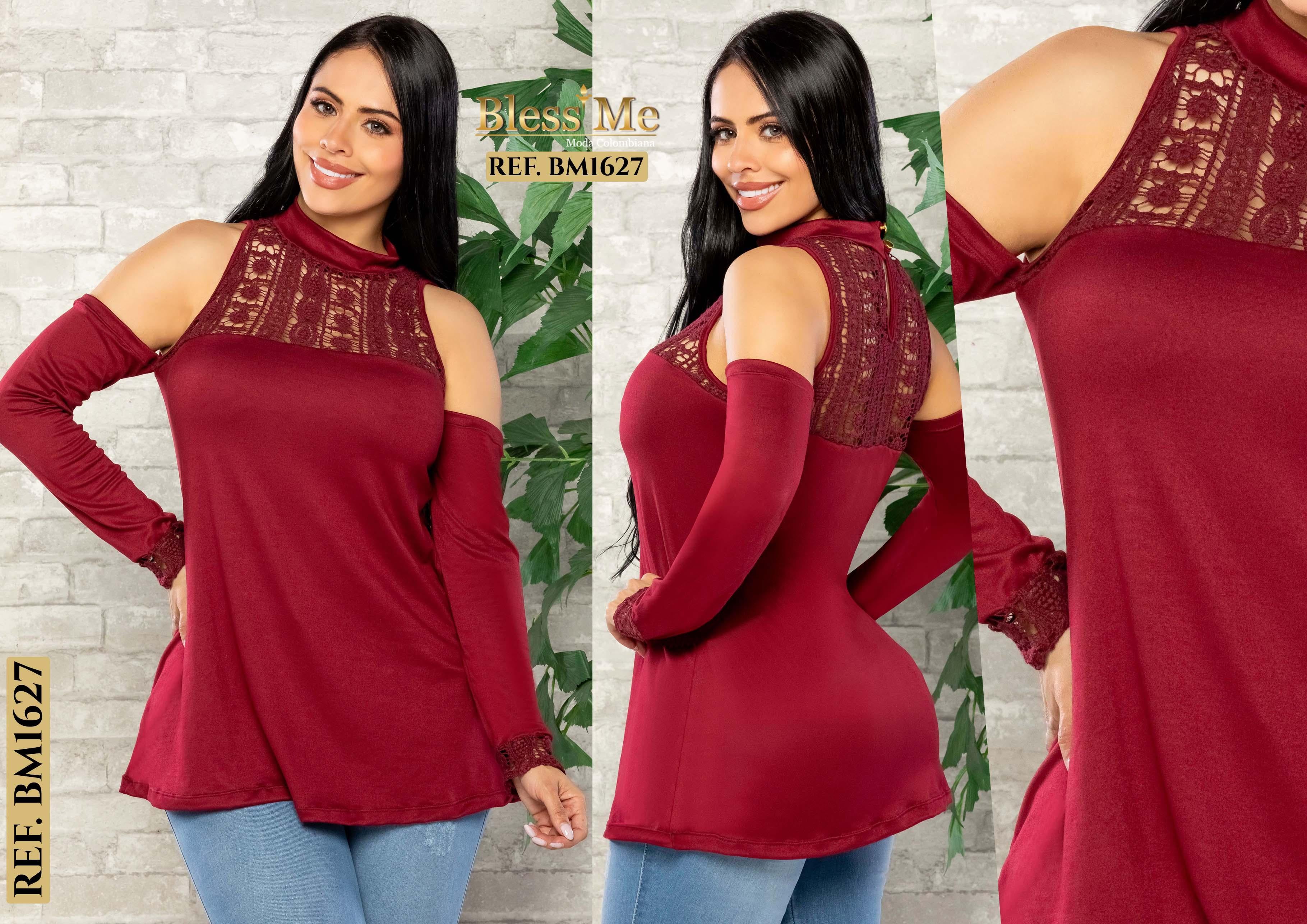 Ref. 058 -BM1627 Blusa colombiana - Ropa Colombiana