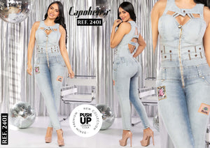 Ref. 006 -2401 Enterizo de moda - Ropa Colombiana