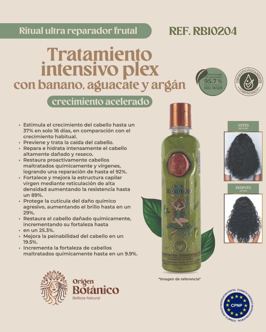 Ref. 086 -RB10204 Tratamiento intensivo plex 400ml - Ropa Colombiana