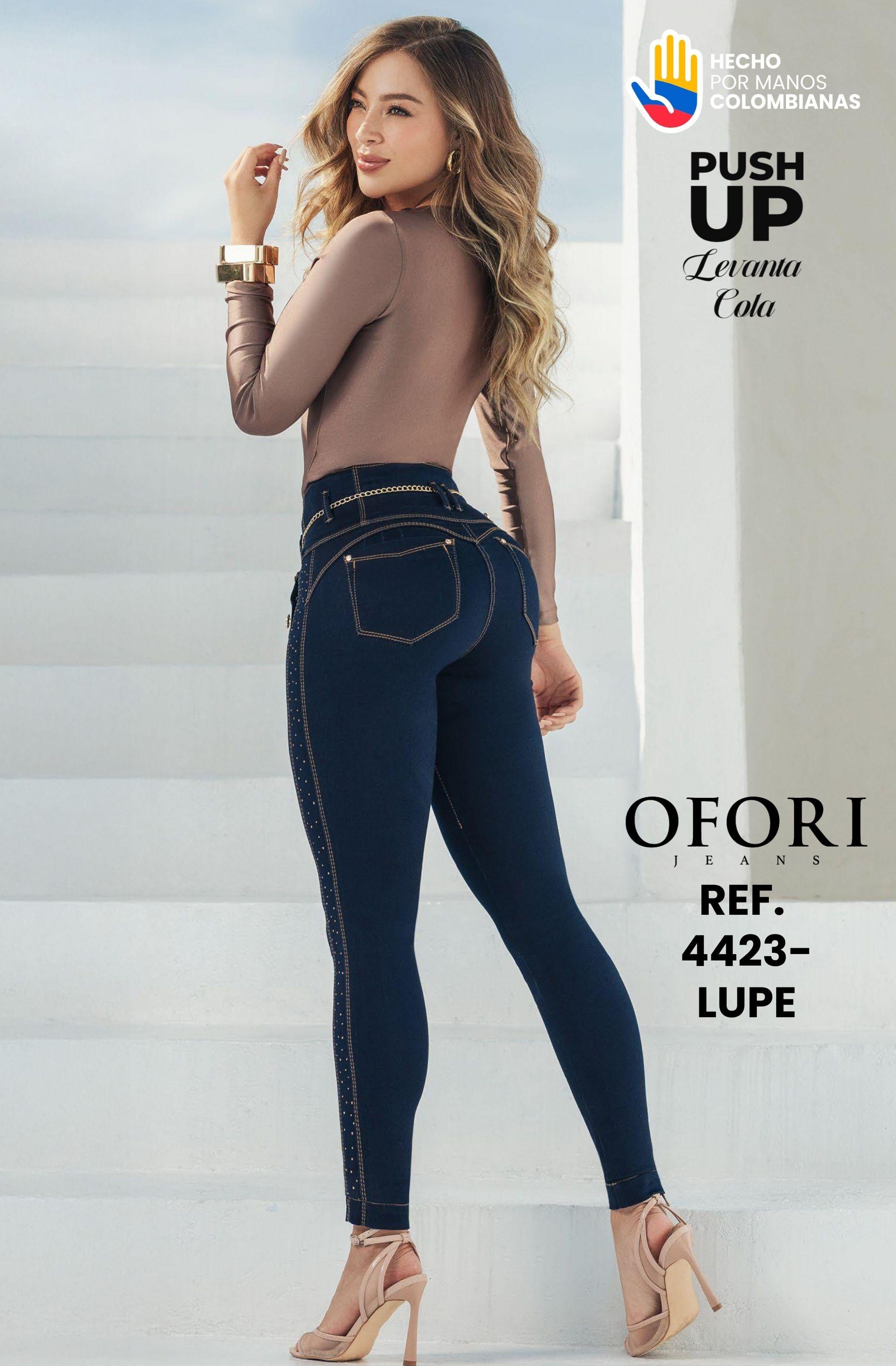 Ref. 8521447 -4423-LUPE Jean con Bolsillos Push Up - Ropa Colombiana
