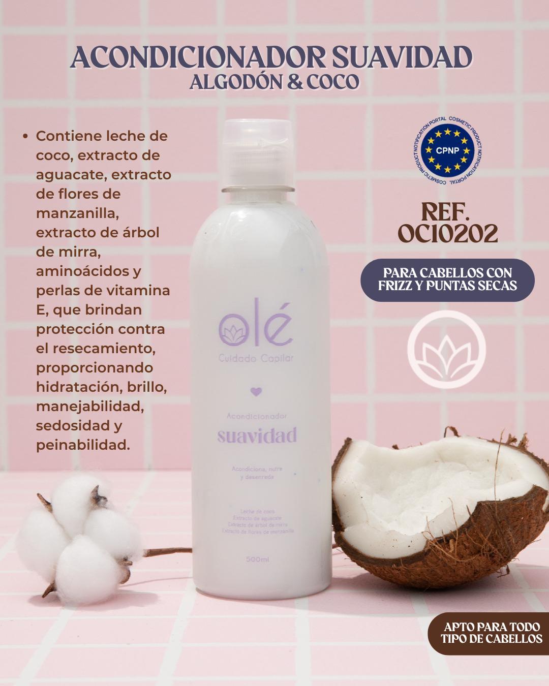 Ref. OC10202 Acondicionador Algodón y Coco - Ropa Colombiana