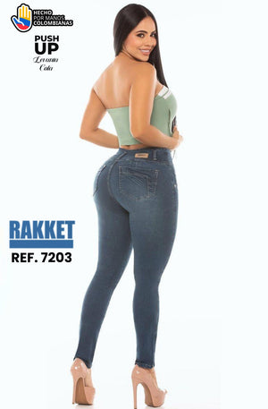 Ref. 006 -7203 Jean Push Up con Bolsillos - Ropa Colombiana