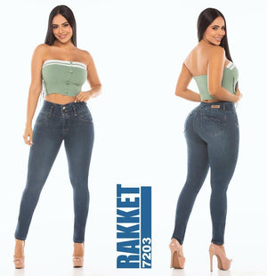 Ref. 006 -7203 Jean Push Up con Bolsillos - Ropa Colombiana