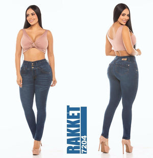 Ref. 006 -7204 Jean Push Up con Bolsillos - Ropa Colombiana