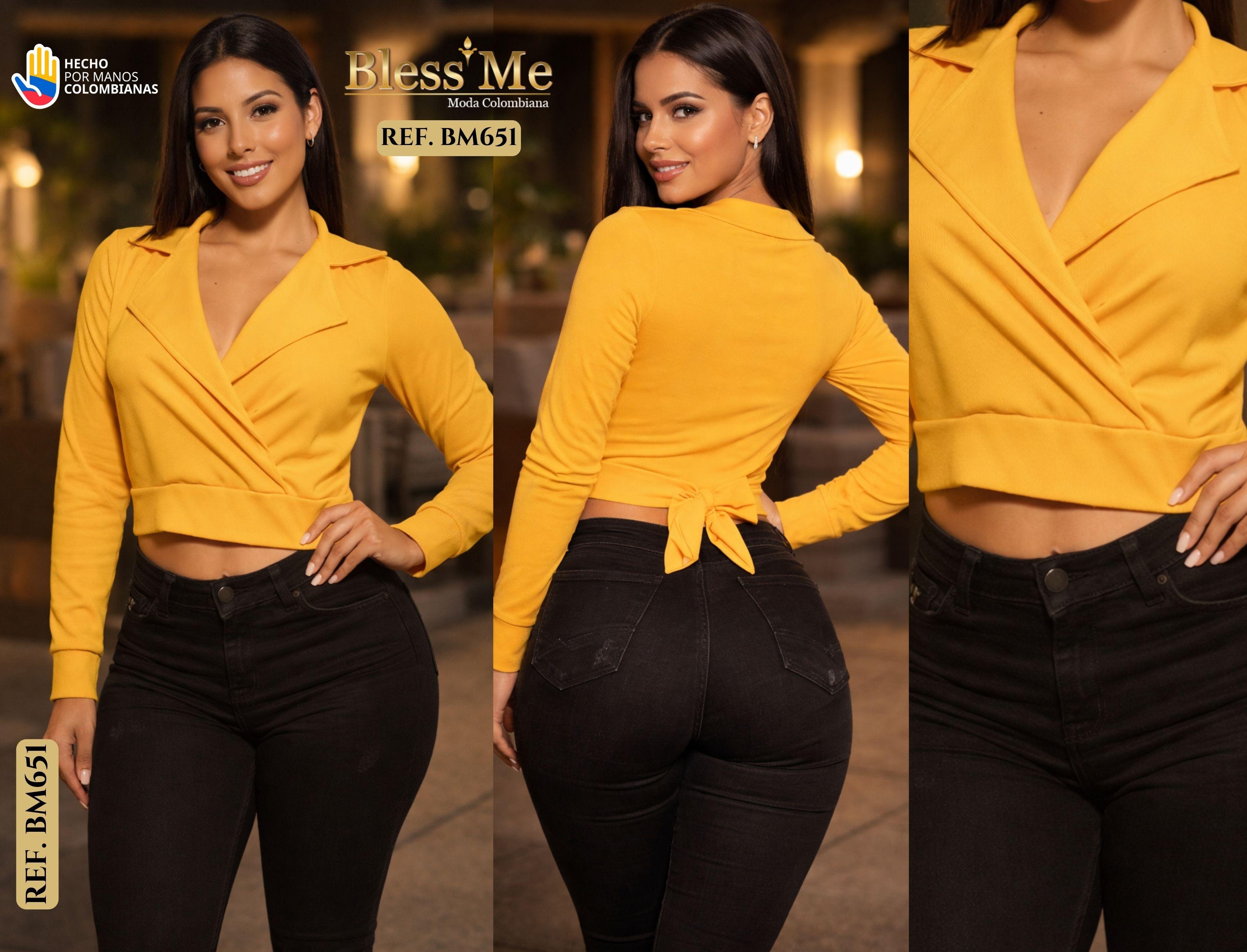 Ref. 071 -BM651 Blusa boutique Bless me - Ropa Colombiana